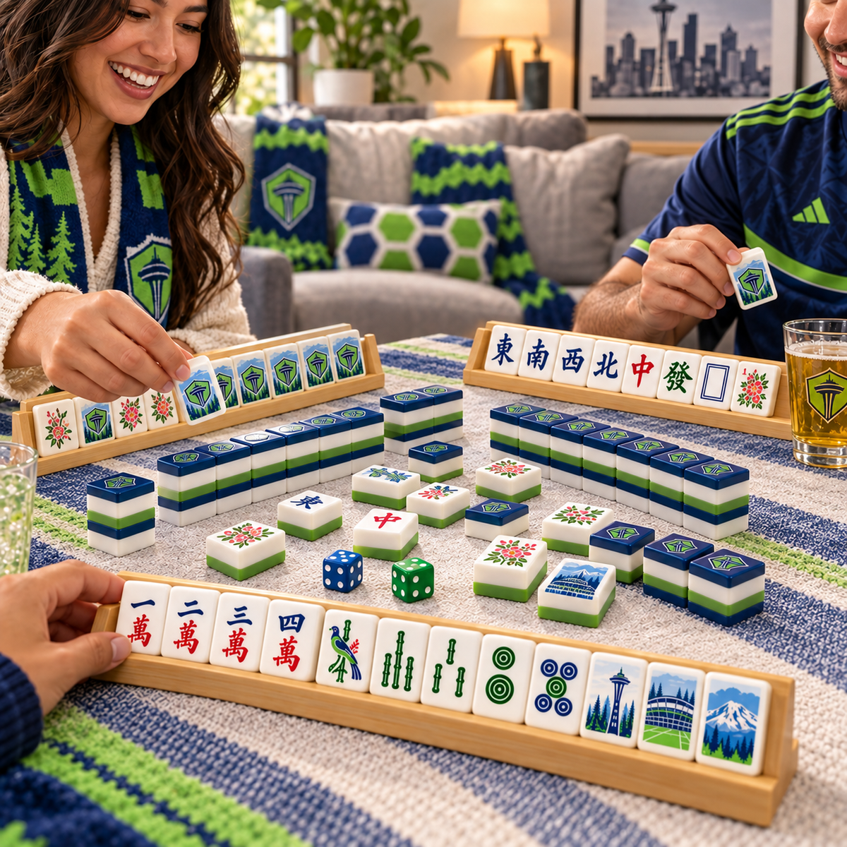 Premium SS Mahjong Tiles Set TNSM