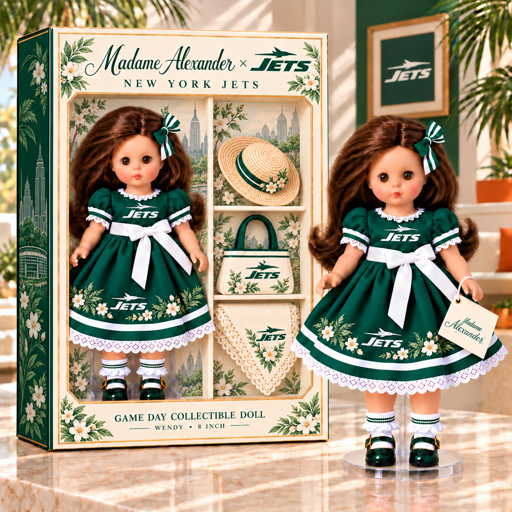 Premium NYJ Commemorative Collector Doll TMH