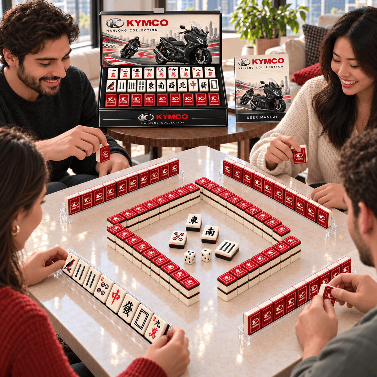 Premium KYC Mahjong Tiles Set TTMH