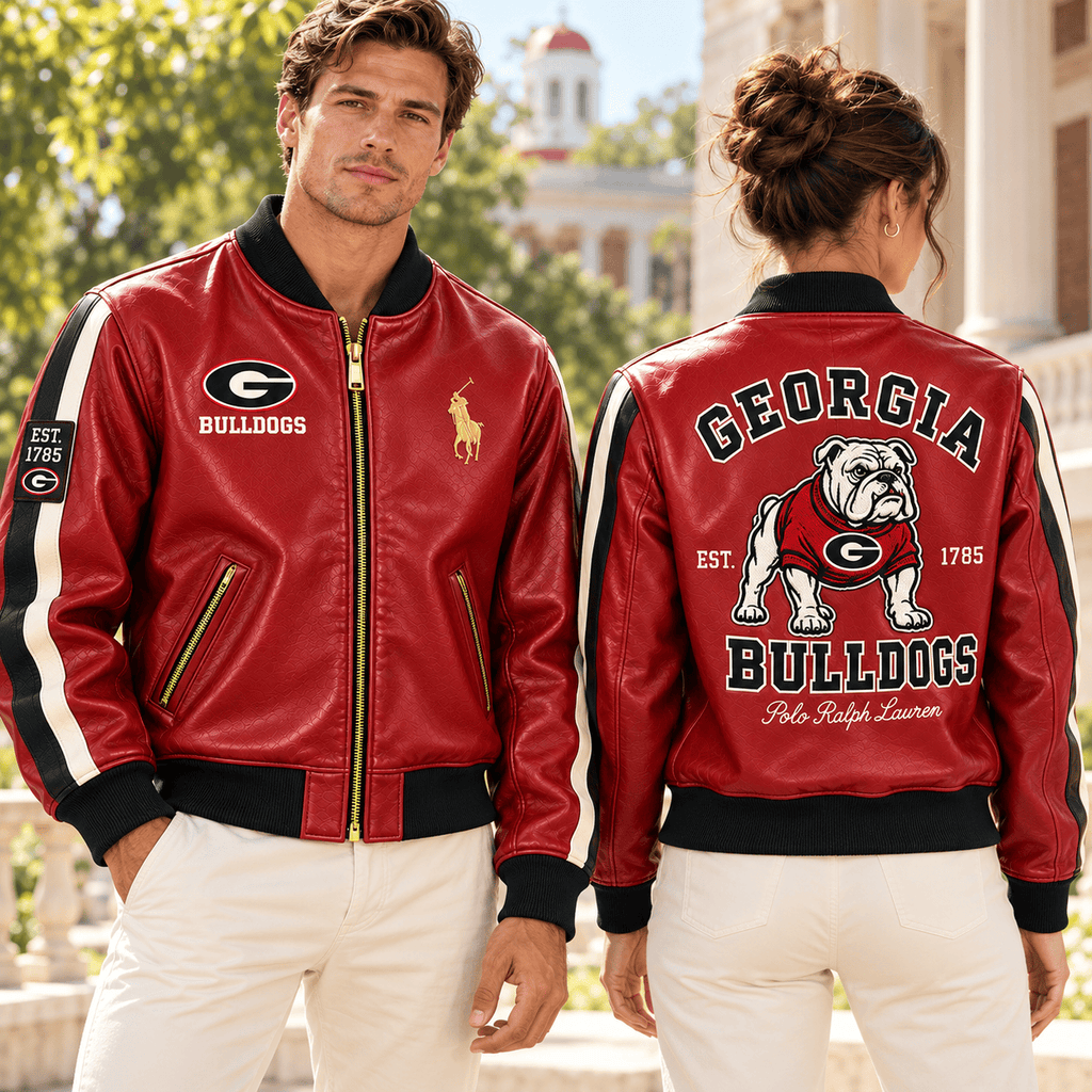 GGBD PREMIUM LEATHER BOMBER JACKET NTNA