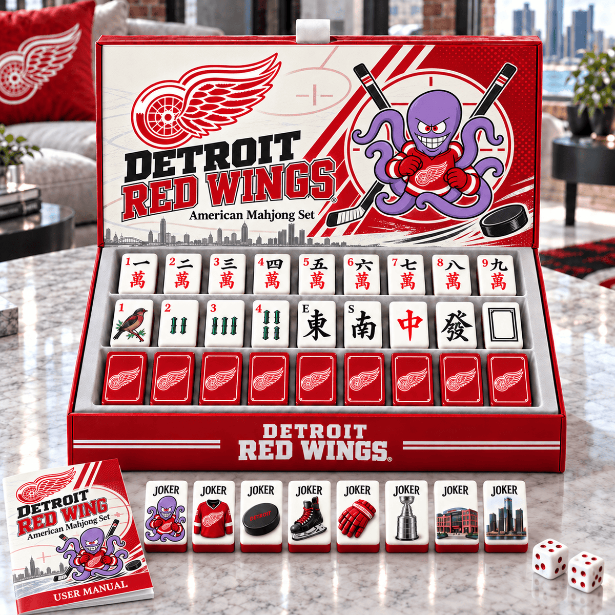 Premium DRW Mahjong Tiles Set TTMH