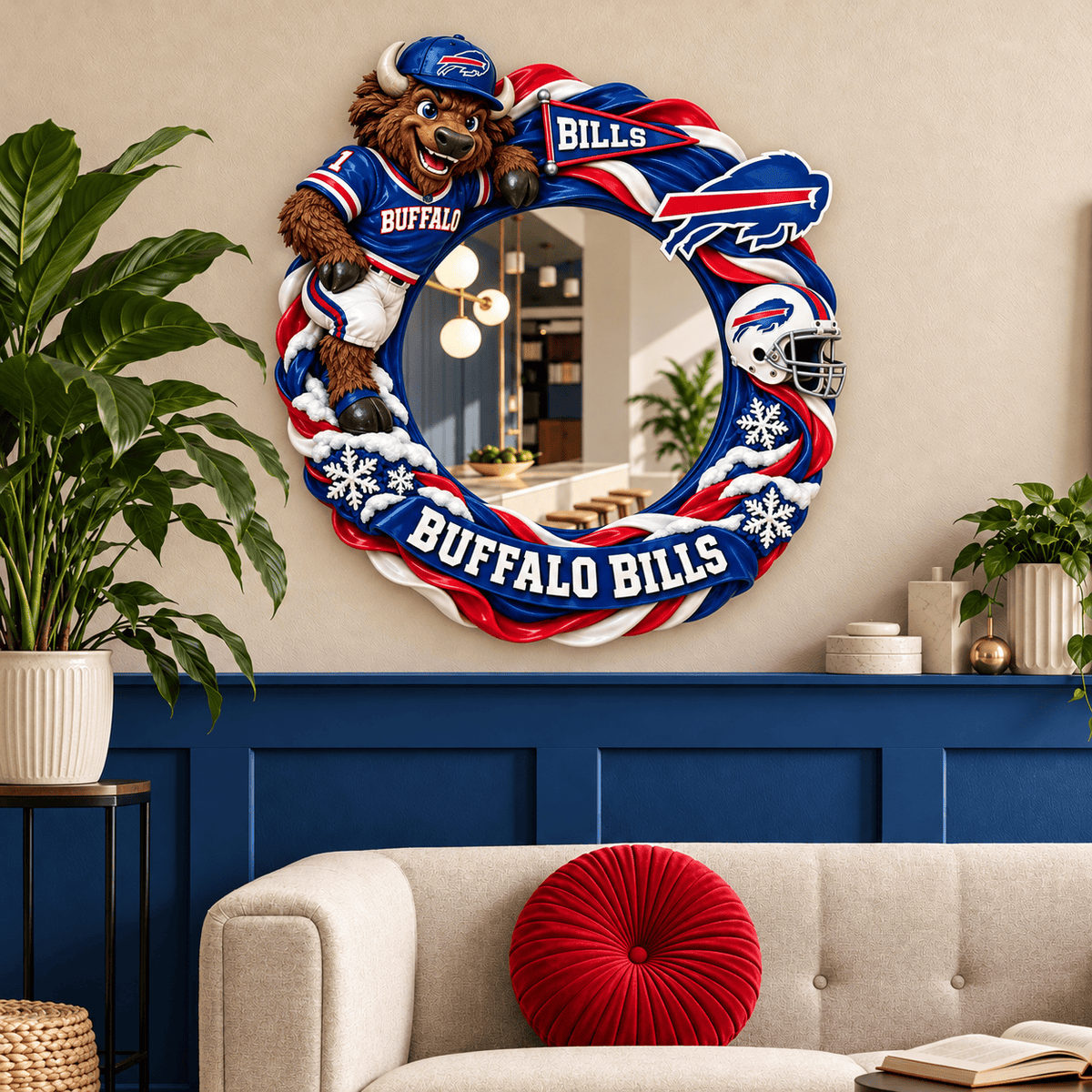 BFBL 3D Mascot Wall Mirror DNBN