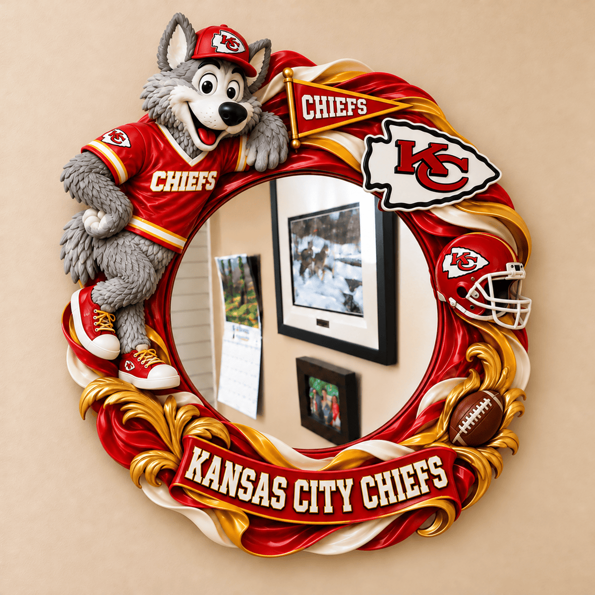 KCC 3D Mascot Wall Mirror DNBN