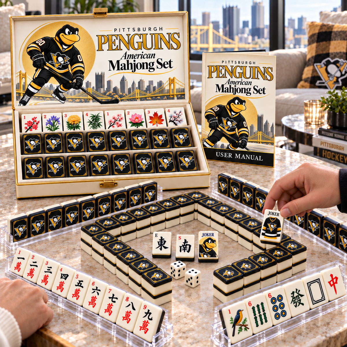 Premium PBP Mahjong Tiles Set TTMH