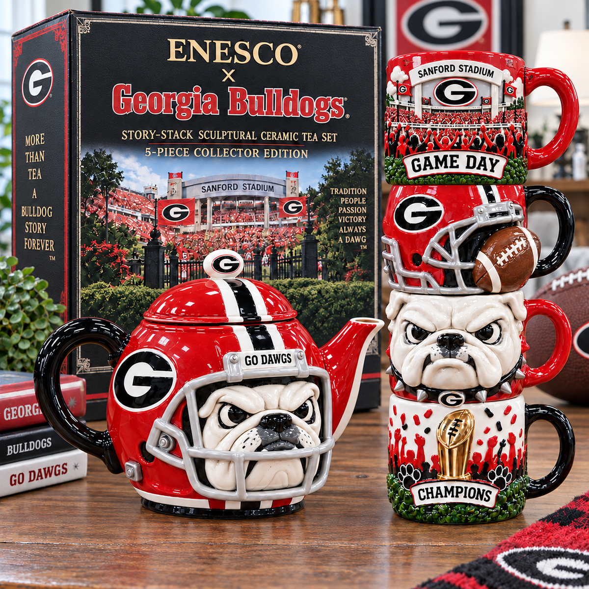 GGBD Premium Sculptural Ceramic Drinkware Set NTNA