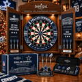 DLCB Premium Dartboard Cabinet Set – Wall-Mounted Dart Game PNPA
