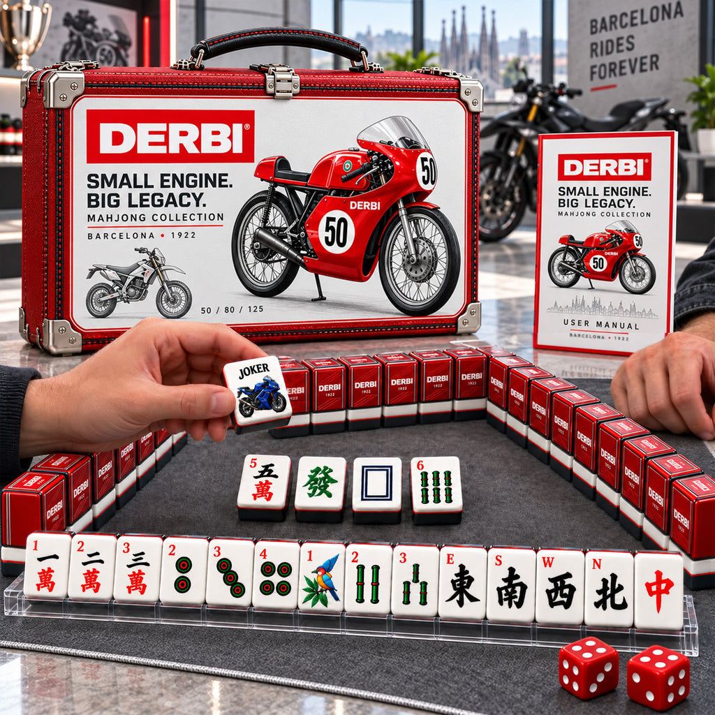 Premium DEB Mahjong Tiles Set PVNA