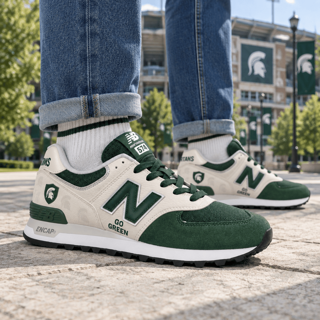 PREMIUM MSU NB 574 SNEAKER NHVH